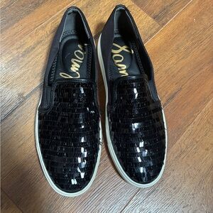 Sam Edelman Elton Black Sequin Shoes Size 9